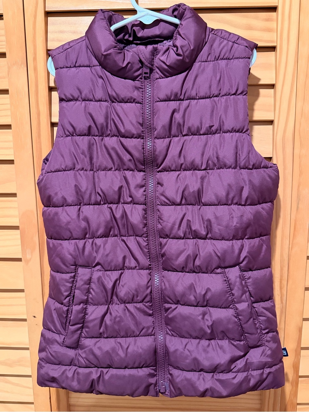 Gap Kids Girls Purple Quilted Puffer Vest